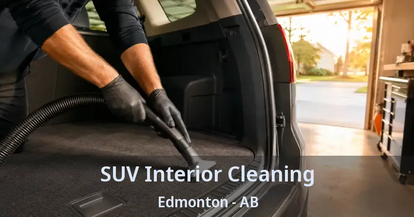 SUV Interior Cleaning Edmonton - AB
