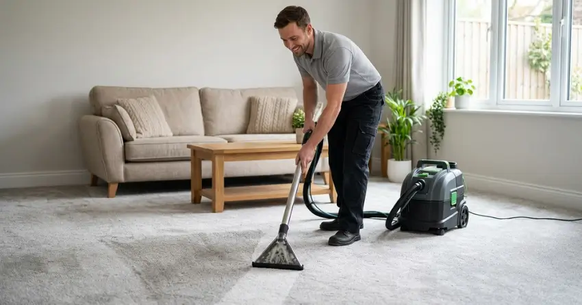 carpet cleaning low moisture extraction before and after